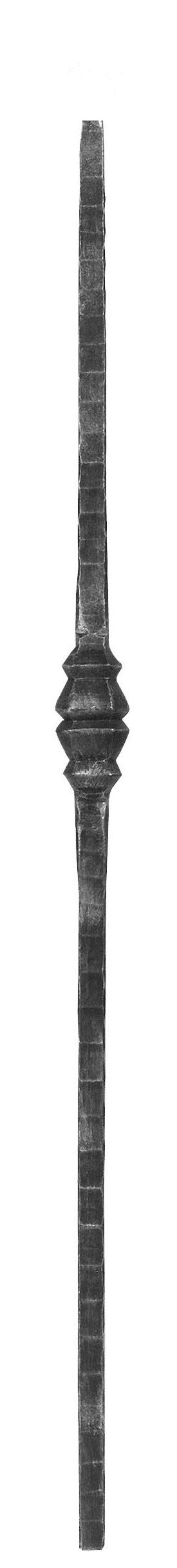 Anfangsstab - Laenge- 1200 mm - Material- 25x25 mm - Stahl S235JR- roh-30-1001.8