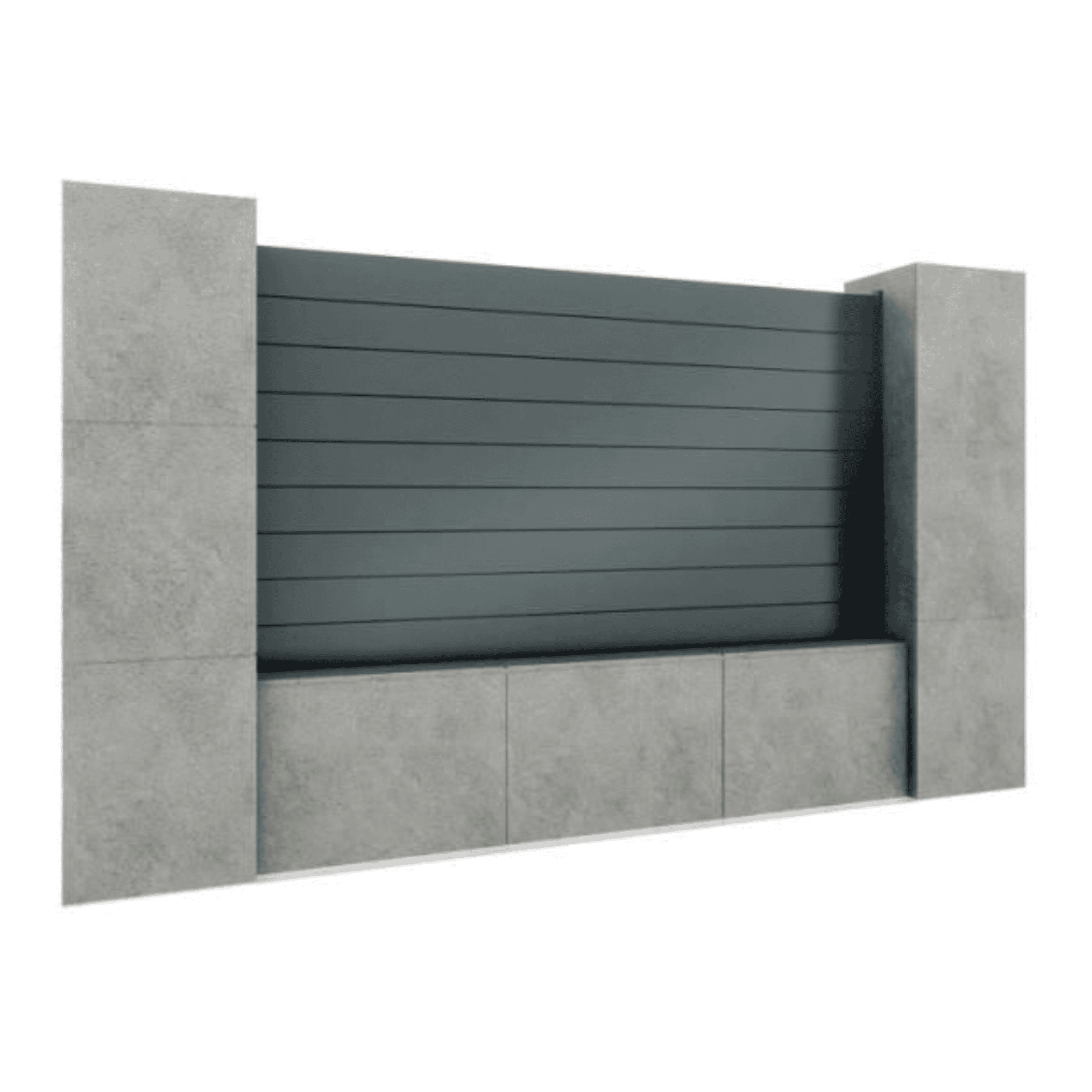 Opaque privacy fence