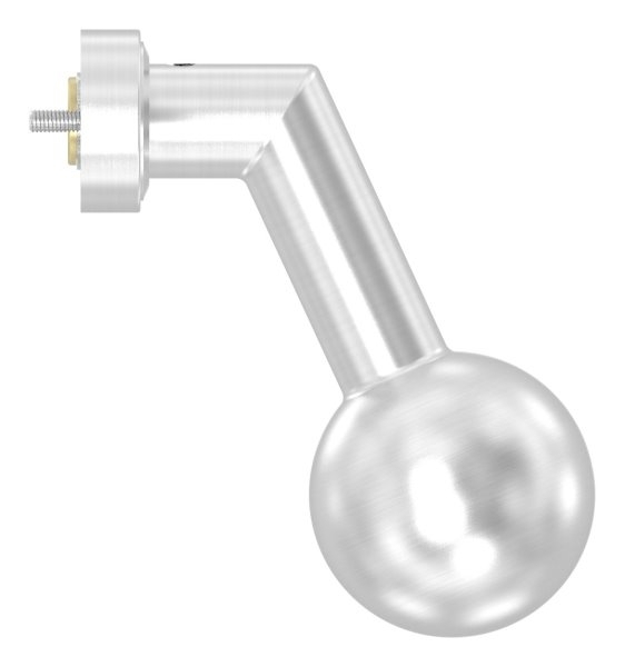 Drueckerknopf- Ø 50mm- drehbar- V2A - Links-88-11612-VA-D.L