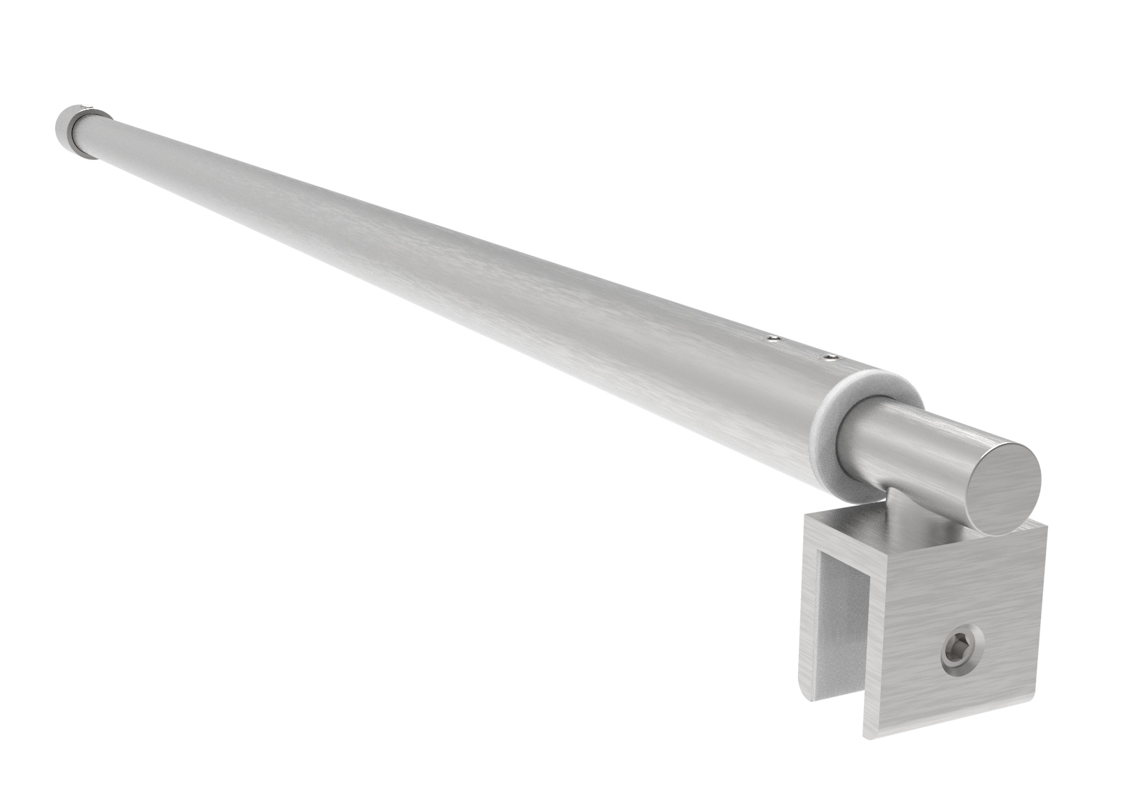 Stabilisierungsstange Edelstahl fuer Duschwand-Glaswand- L 750-1040mm- Ø22mm-89-11GS304ZP925S-A.4