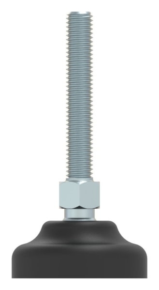 Schwerlast-Maschinenfuss M8x50 Fuss-Ø 40 mm mit Kugelgelenk-88-11192-M850.40