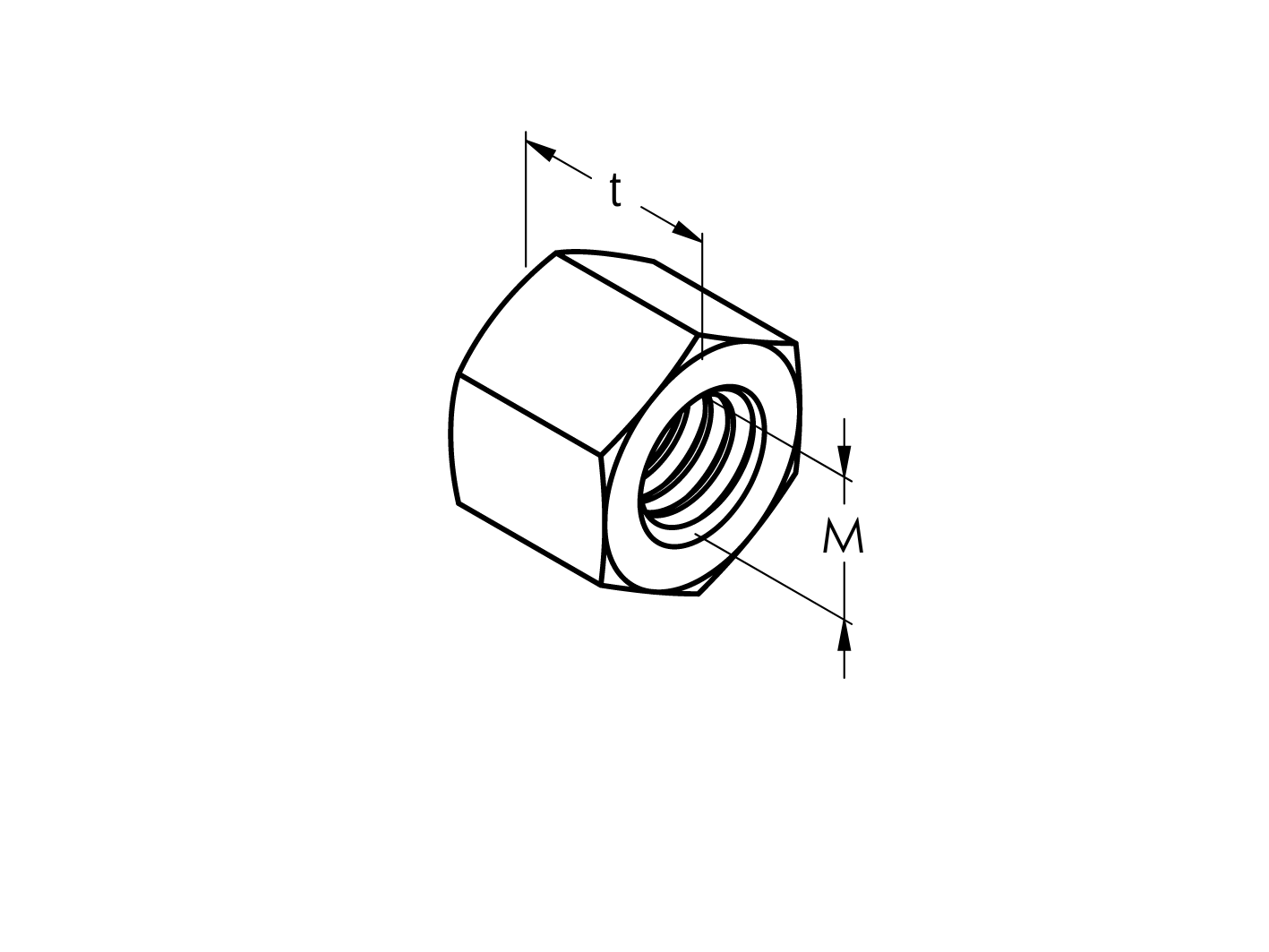 Hutmutter Edelstahl M8 DIN 917 niedrige Form-89-11ADIN917M8-A.4