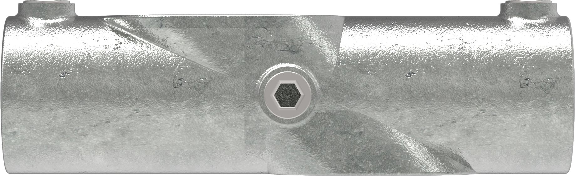 Rohrverbinder Kreuzstueck 30-45° Ø 42-4 mm -1 1-4- - Temperguss verzinkt - 126C42-126C42