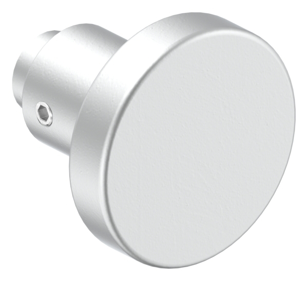 Alu-Tuerknopf gerade Ø 60 mm-12-3021.6