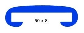 50 x 8 mm (F508)