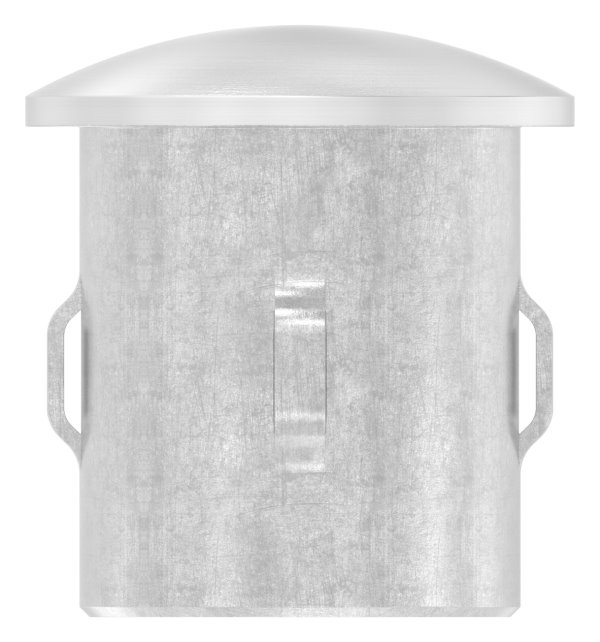 Rohrstopfen fuer Ø 26-9x1-6-2-5 mm leicht gewoelbt zum Einschlagen  V2A-11-4103.4