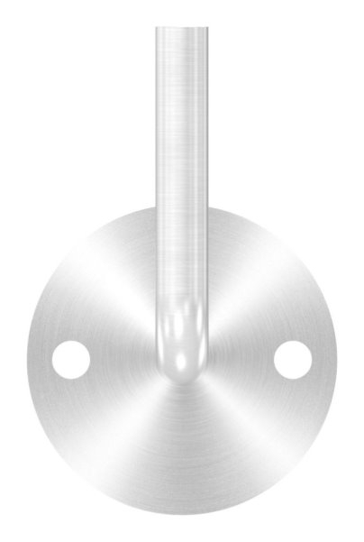 Handlaufhalter V2A Ronde 70x4mm Buegel 12mm Wandabstand 62mm zum Anschweissen-88-1150300-240-V.62