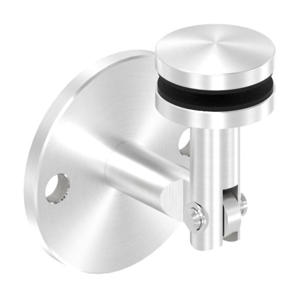 Vordachsystem abgehangen Edelstahl V2A Punkthalter Ø 52 mm ohne Zugstange-88-1150640-240.OZ