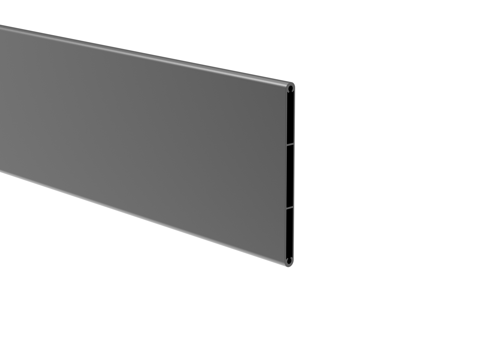 Zaunlamelle Aluminium 8 x 120 mm 6000 mm Anthrazit RAL7016 strukturiert-89.FGL8X1206000R7016