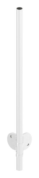 Edelstahlpfosten V2A zur Wandmontage fuer 90° Ausseneck- Laenge 1190mm-88-1140542-240.AE
