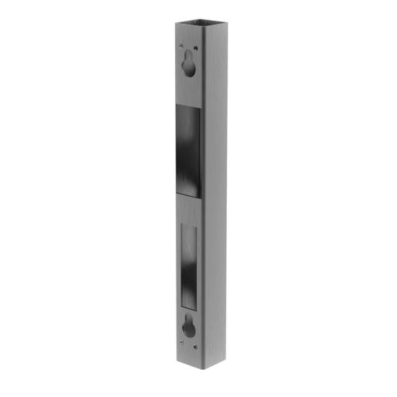 Torstopperkasten Edelstahl AISI 304 30x30 mm universal geschliffen-89-11B807T30-A.4