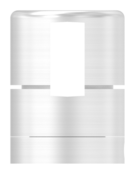 BRENK-fix® Grundhalter fuer Flachstaeb 20 x 8mm- V2A-88-11BR-F208M8.V2A