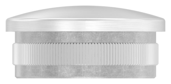 Rohrstopfen fuer Ø 42-4x2-0 mm leicht gewoelbt zum Einschlagen V2A-11-5211.4