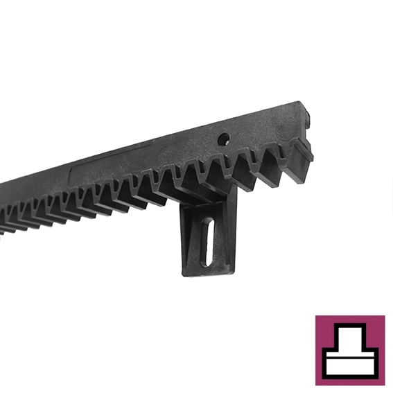 Zahnstange Kunststoff mit Stahlkern Modul 4 27 mm fuer Tore bis 300 kg-89-11H01PVCJBS-A.4