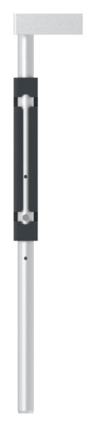 Bodenriegel mit Laenge 490mm- zum Anschrauben- RAL 7016-88-1156710-ALU.7016