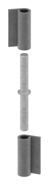 Anschweissband Stahl 2-teilig loser Zapfen 150 kg Tragkraft-88-11431.100