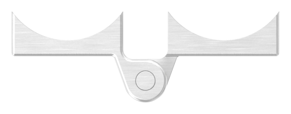 Anschraubscharnier fuer Rohr 42-4mm- V4A-88-1156520-V4A.42