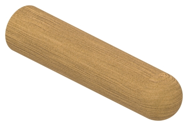 Holzhandlauf Kambala Ø 42mm- Laenge 200mm- lackiert-88-11HHM.KAM42