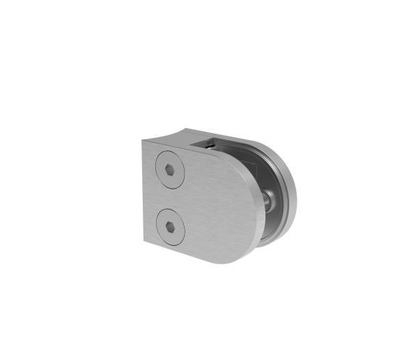 Glasklemme Edelstahl AISI 304 fuer Rohr Ø 42-4mm Glas 6-8mm geschliffen-89-11A2800042-A.4