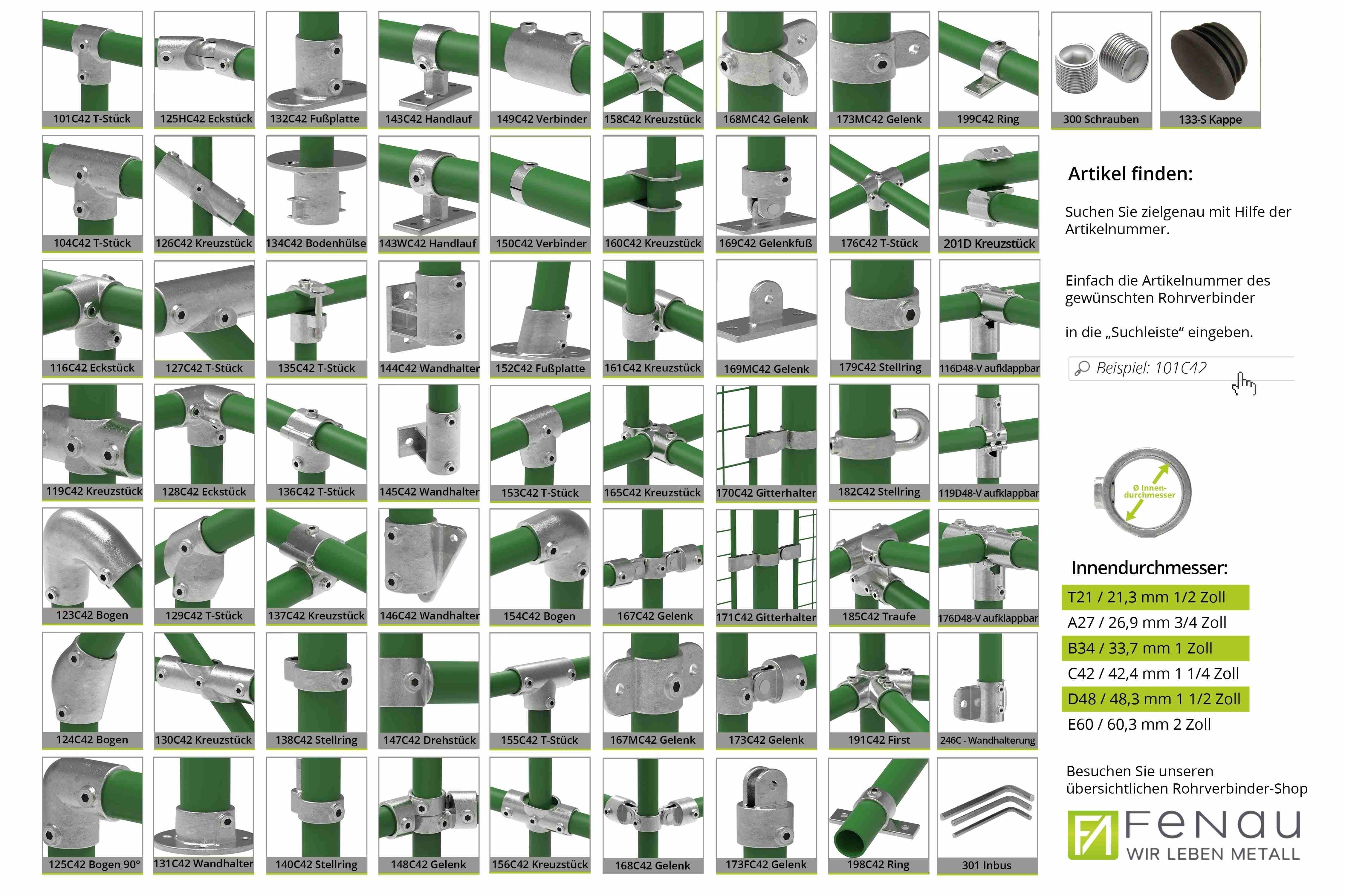 Sechskantschluessel- fuer Rohrverbinder 42-4mm - 48-3mm - 60-3mm - 301CDE-301CDE