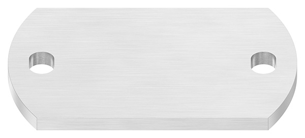 Ankerplatte- 150 x 100 x 8mm- mit Laengsschliff- V2A-88-111423-240.8