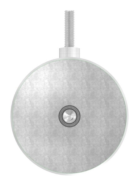 Handlaufhalter V2A Wandabstand 80 mm Ronde Ø 70 mm Linsenkopfschraube-11-2034.4