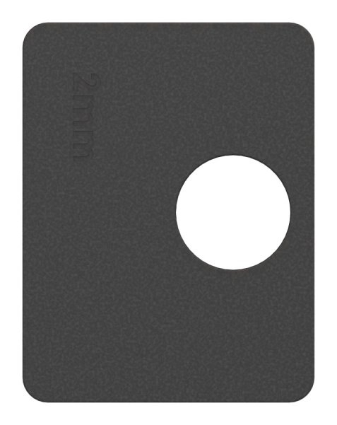 Gummieinlage Gummi fuer Blech 2-0 mm fuer Modell 26- 1 Paar-88-112602.GU