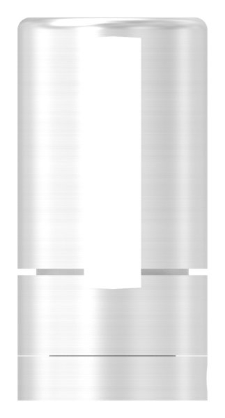 BRENK-fix® Grundhalter fuer Flachstaebe 40 x 8mm- V2A-88-11BR-F408M8.V2A