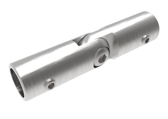 Rundstabverbinder Edelstahl V2A fuer Ø 12 mm mit Gelenk 90° verstellbar-89-11A0302012B-A.4