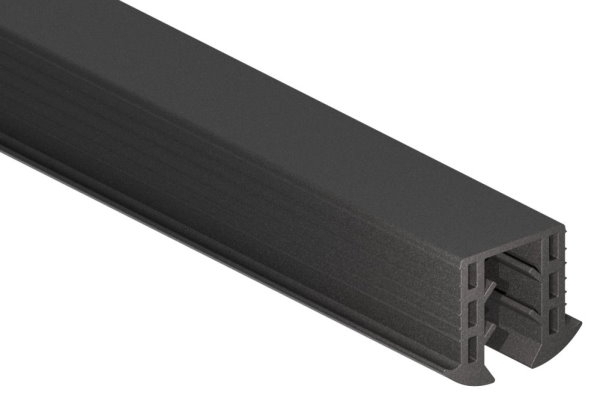 Keildichtung EPDM fuer Glas 8-00–10-76 mm- Nut 24x24 mm- L = 6000 mm-88-1160360-GU.6M