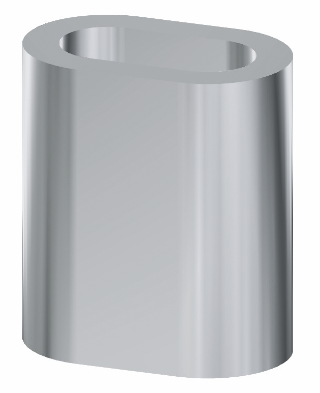 Pressklemme Presshuelle Edelstahl Laenge- 5 - 42 mm V4A - Verkauf in VPEs-66-64-411.8470