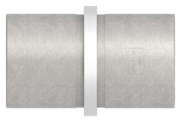 Rohrverbinder V2A Ø 42-4 x 3-0 mm Rohr L 65 mm mit Mittelsteg-11-3379.4