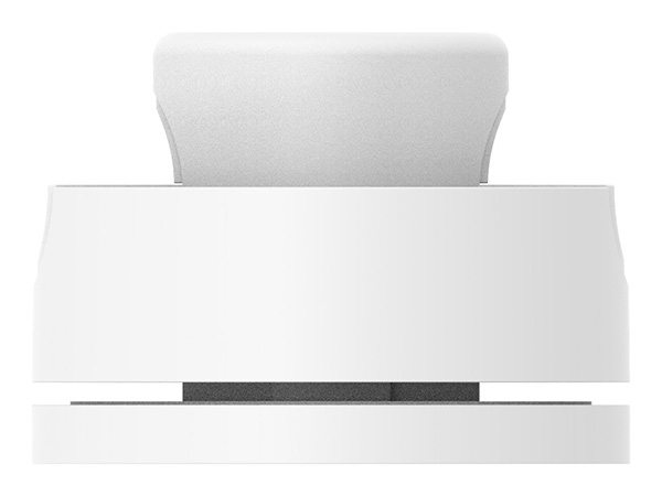 BRENK-fix® Halter Ø 50mm- Kunststoff- reinweiss 4 Stueck-88-11BR-50RW.KS