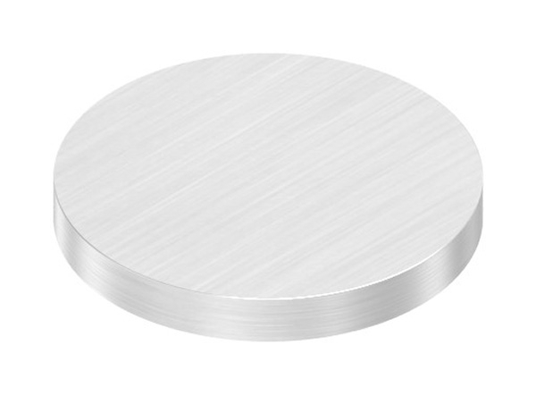 Ronde - Masse- Ø 33x4 mm - mit Laengsschliff - V2A-11-2231.4