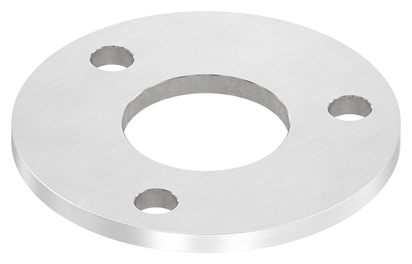Ankerplatte Ø 100 x 6 mm mit Zentrierbohrung- Ø 42-8 mm V4A-11-2265.1
