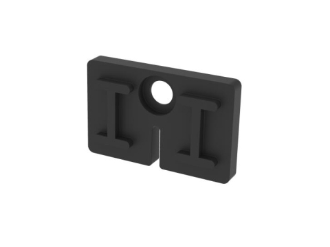 Gummieinlagen fuer Glas-Plattenstaerke 2 - 4 mm- schwarz – 1 Paar-18-2102S-A.0