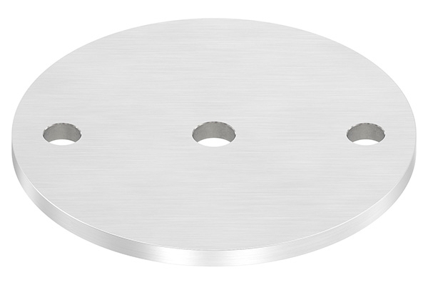 Ankerplatte Ø 120 x 6 mm mit Zentrierbohrung- Ø 12-5 mm V2A-11-2223.4