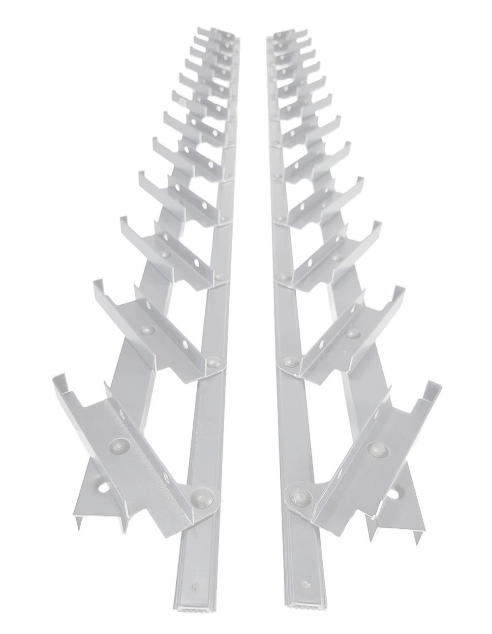 Jalousiesystem vertikal Aluminium L 1090 mm Pulverbeschichtet Weiss RAL 9003 Paar-89.FGSWSV1090ALR9003
