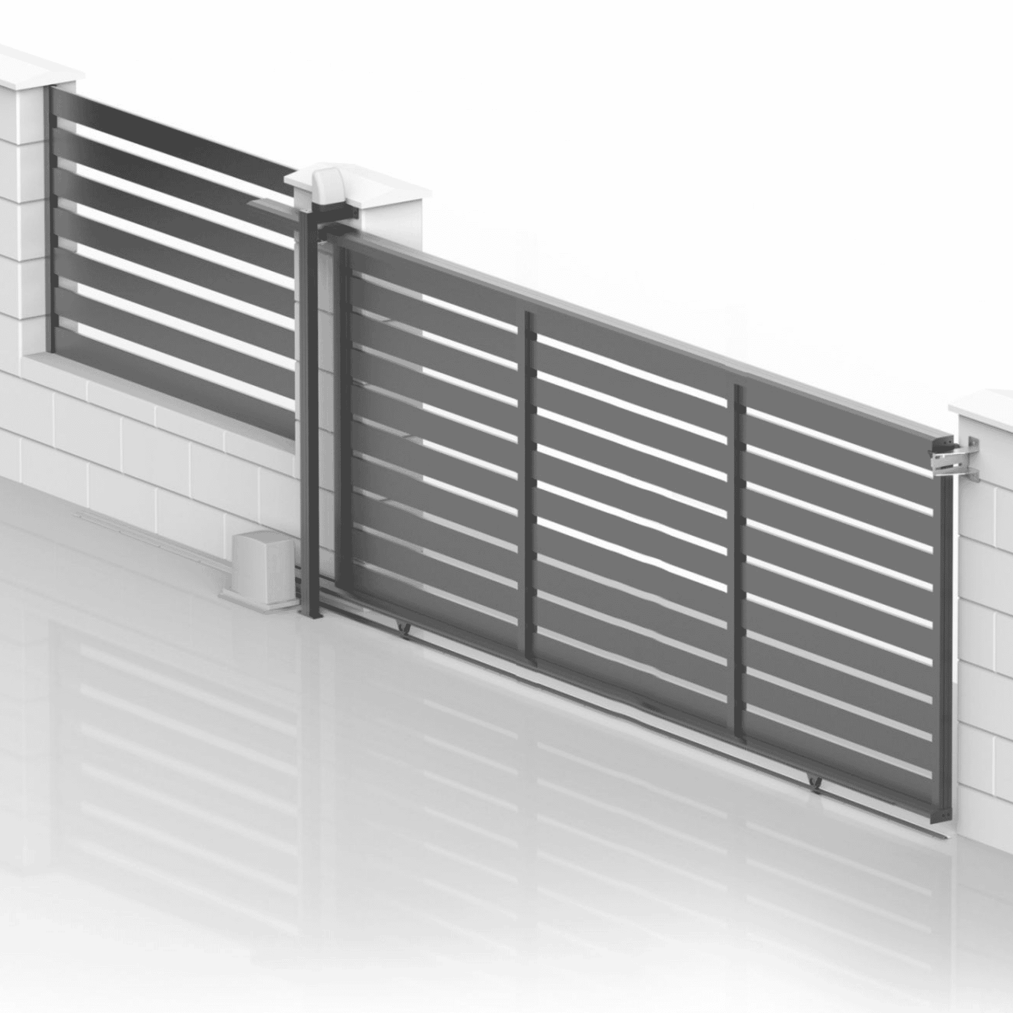 Aluminium garden gates