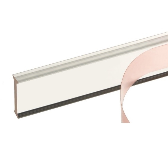 Dichtungsprofil H-Profil Kunststoff fuer Glas 8 mm L=3000 mm klar-89-11GSPVCH8-A.4