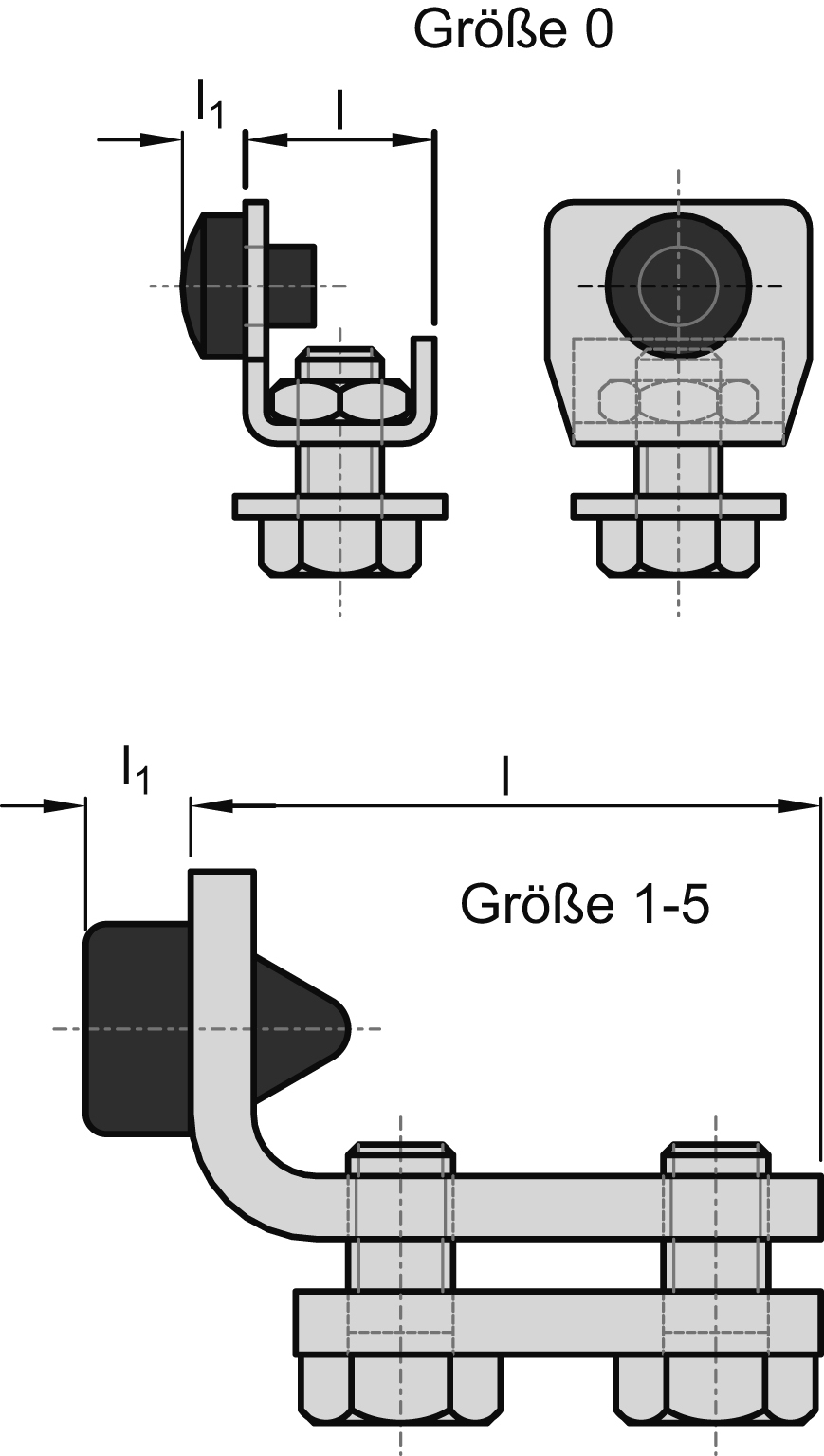 Rohrpuffer Schiebetor MEA Gr- 5 verzinkt 10336150-60-0081.7