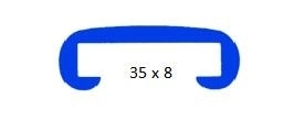 35 x 8 mm (F358)