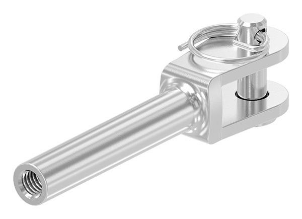 Gabelterminal Edelstahl V4A Innengewinde M5 Linksgewinde-88.11100057005