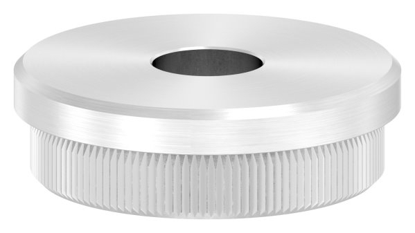 Rohrstopfen fuer Ø 42-4x2-0 mm flach zum Einschlagen mit Bohrung 12-1 mm V2A-11-5091.4