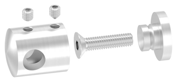 Halterung fuer Seilhalter - Anschluss flach - V2A-11-2845.4