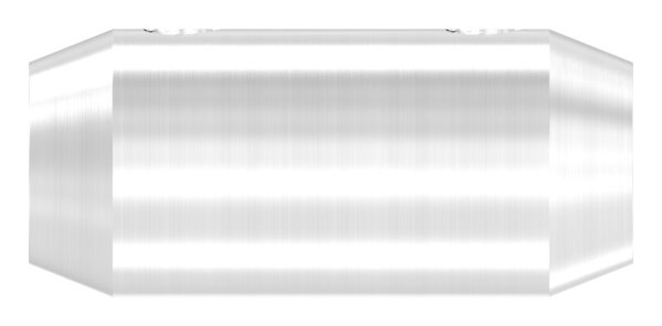 Rundstabverbinder V2A fuer Ø 10 mm Stab- Ø 16 mm- L 36 mm- 2 Madenschrauben-11-1643-4.102