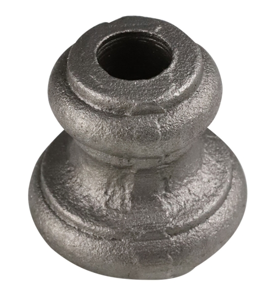 Zierhuelse - Masse- 40x39 mm - Lochung- Ø 14-5 mm - Stahl S235JR- roh-30-3602.8