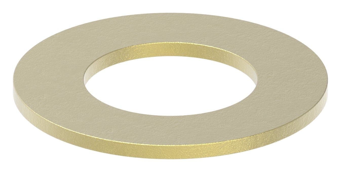 Brass washers for hot-dip galvanised gate hinges