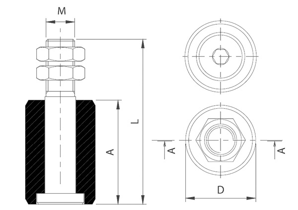 Fuehrungsrolle- Ø 39mm- V2A-88-11230-40.VA