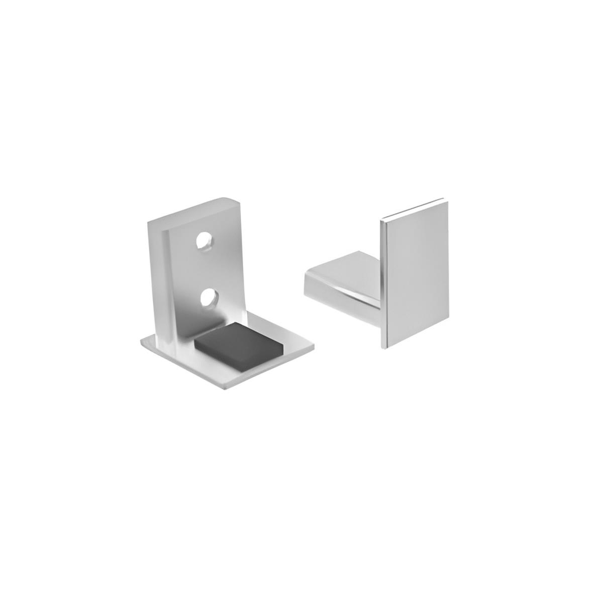 Abdeckkappen-Set Aluminium natur eloxiert fuer Franzoesischen Balkon-89-11GSFRB10BKCAPNE-A.4